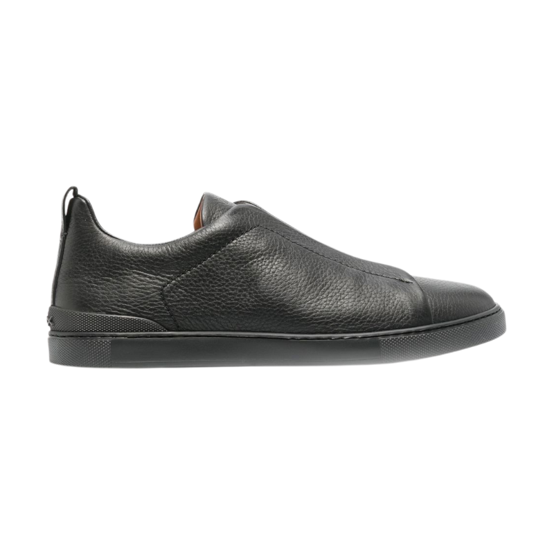 Zegna Triple Stitch Sneakers Black