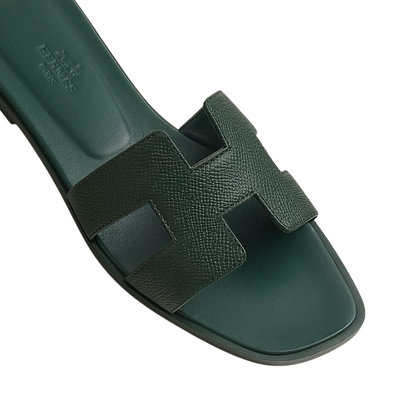 Hermes Oran sandal - Green | Hermès Thailand