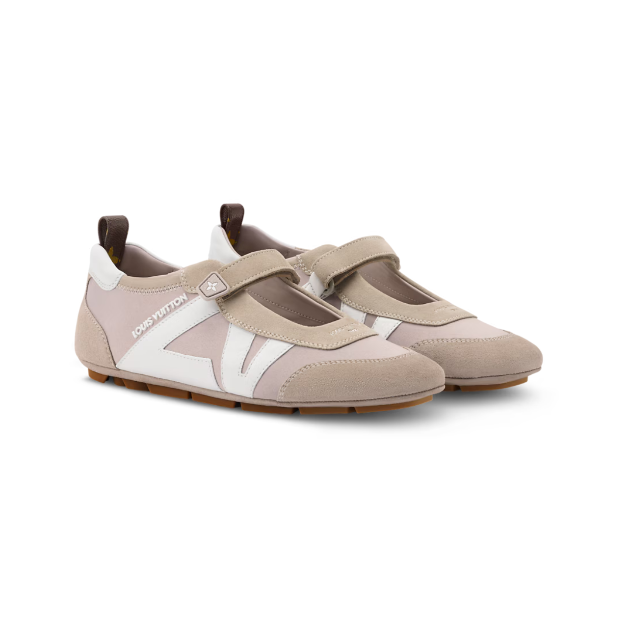 Louis Vuitton Sneakerina Mary Jane Beige
