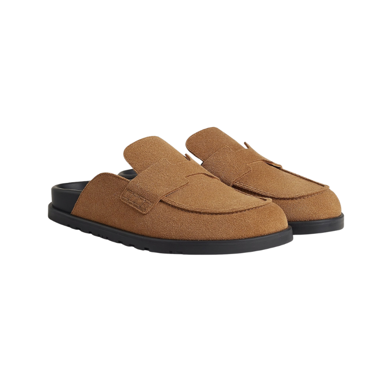 Hermès Go mule 'Brun Fumé'
