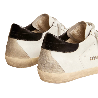 Golden Goose Super-Star with black heel tab and metal stud lettering(Unisex)