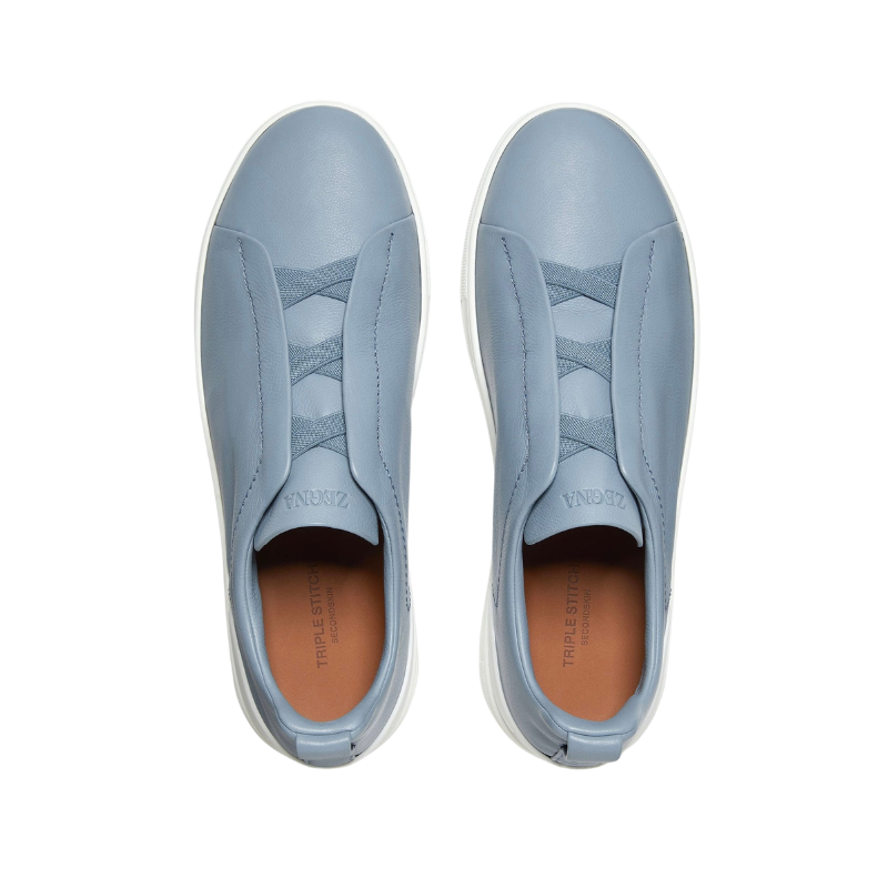 LIGHT BLUE TRIPLE STITCH™ SECONDSKIN SNEAKERS Light Blue