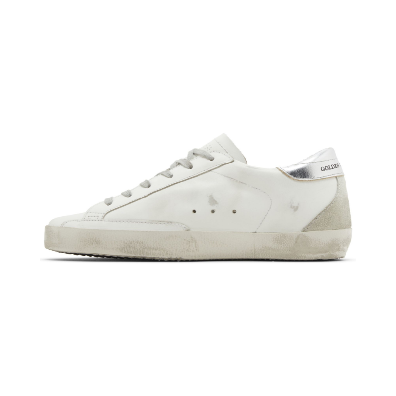 Golden Goose Super-Star White Silver