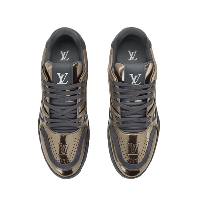 Louis Vuitton LV Trainer Sneakers – Gold / Black