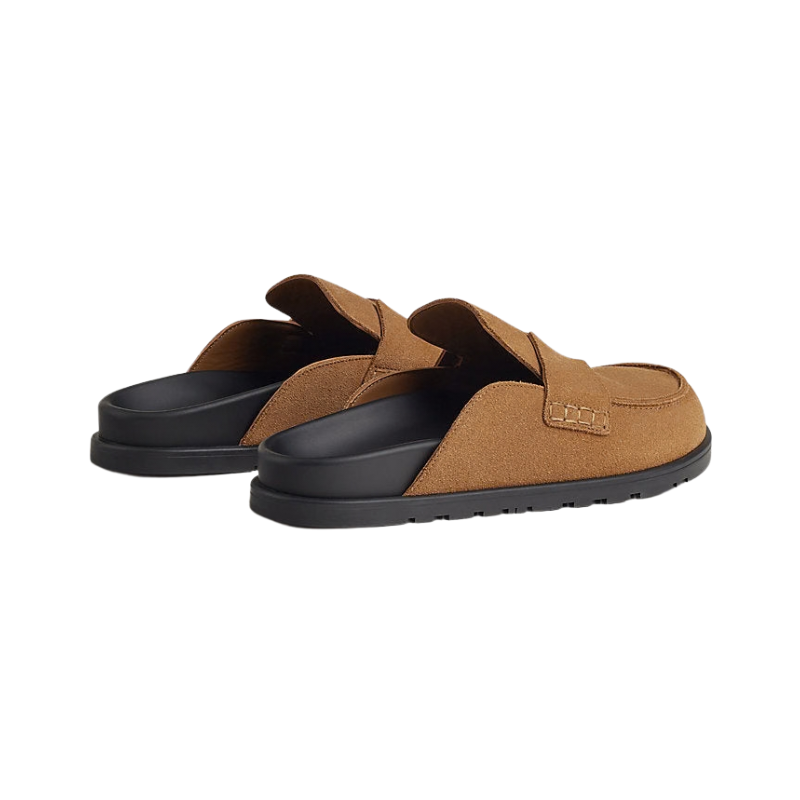 Hermès Go mule 'Brun Fumé'