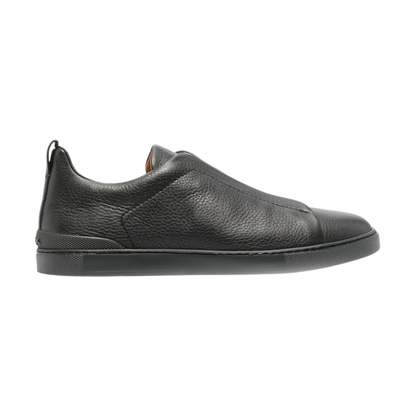 Zegna Triple Stitch Sneakers Black