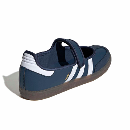 Adidas Samba Jane Shoes Crew Navy / Cloud White / Gold Metallic