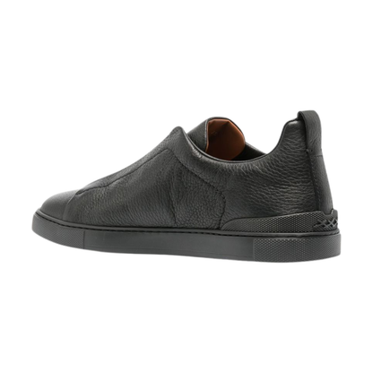 Zegna Triple Stitch Sneakers Black