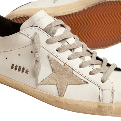 Golden Goose Super-Star with black heel tab and metal stud lettering(Unisex)