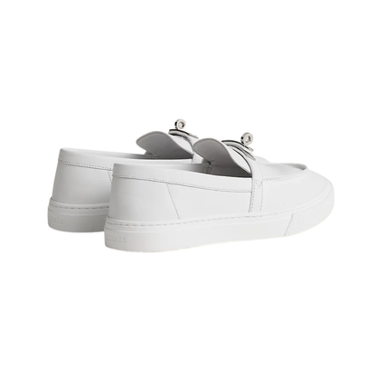 Hermes Game Slip on Sneaker - White