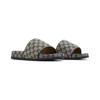 Gucci GG Slide Sandal 'Beige Blue Monogram'