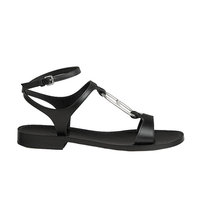 Hermès Marinella sandal 'Noir'