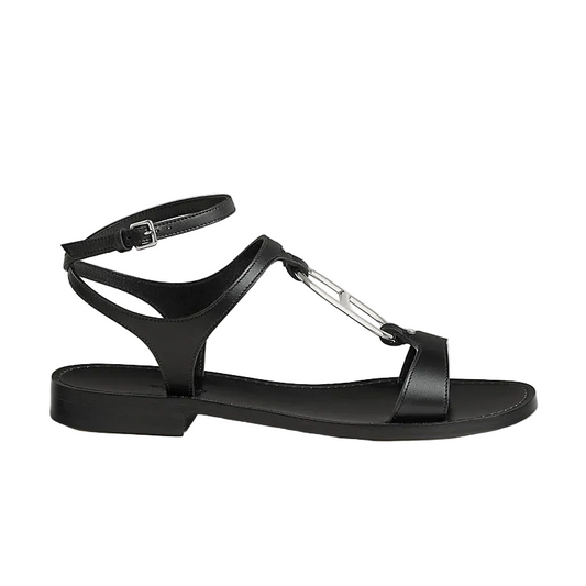Hermès Marinella sandal 'Noir'