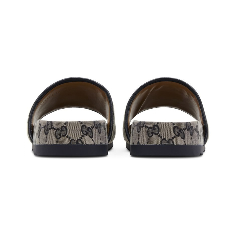 Gucci GG Slide Sandal 'Beige Blue Monogram'