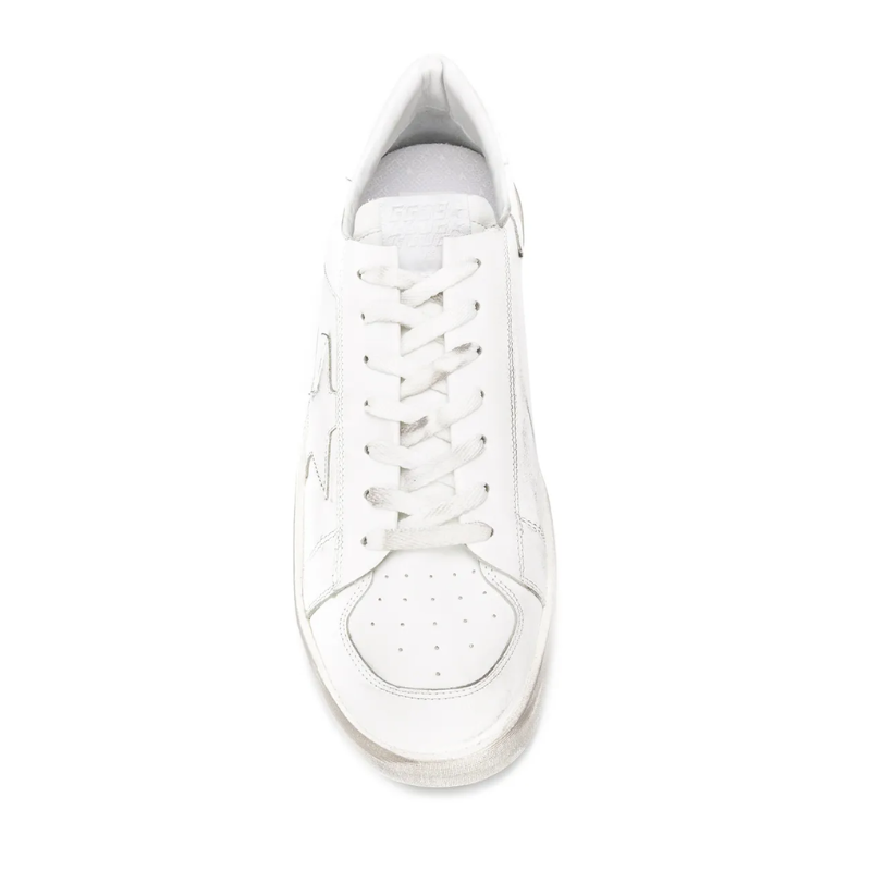 Golden Goose Stardan in white leather sneakers