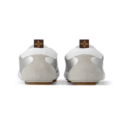 Louis Vuitton LV Sneakerina Metallic grained calf leather