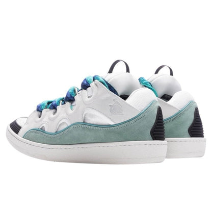 Lanvin Leather Curb – White Blue